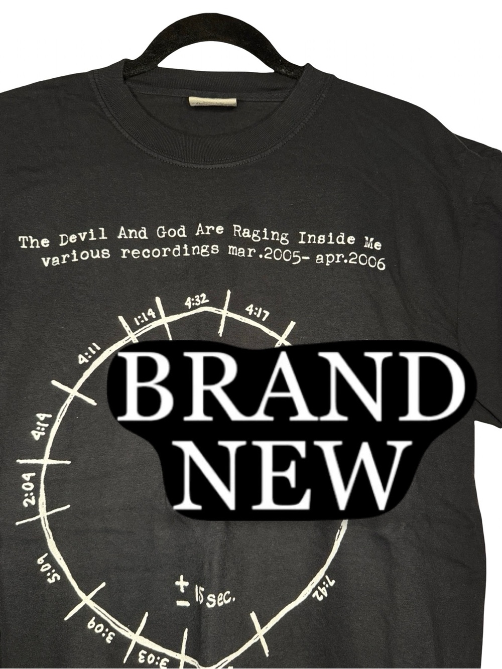 Brand New - “The Devil and God” 2006 album promo band T-shirt (L)